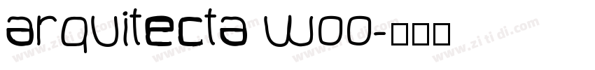 arquitecta woo字体转换